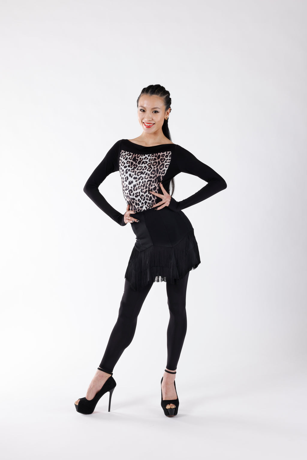 Leo Print Bodysuit