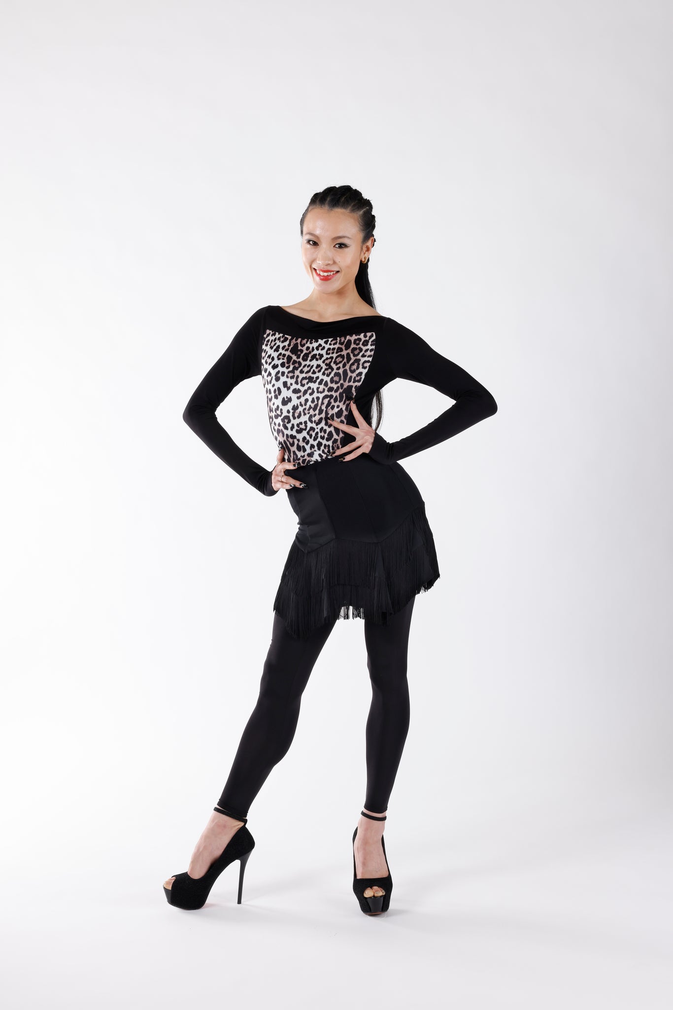 Leo Print Bodysuit