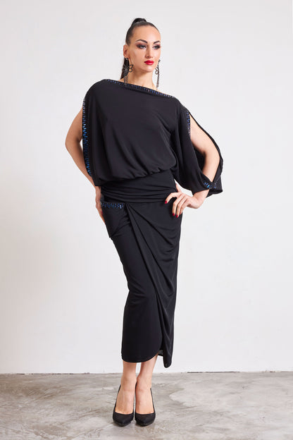 Crystal Edge Long Skirt