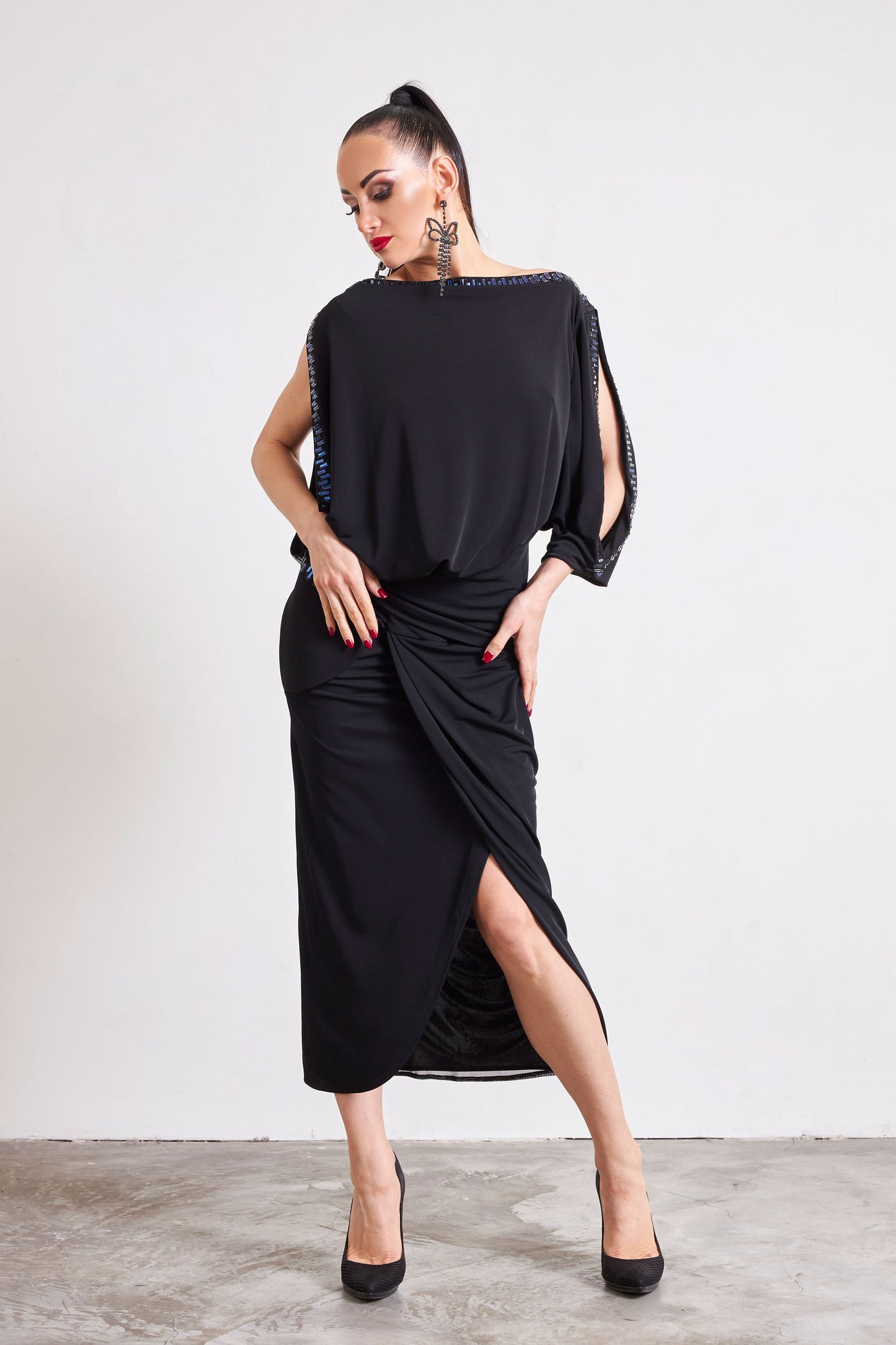 Crystal Edge Long Skirt