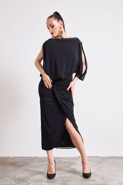 Crystal Edge Long Skirt