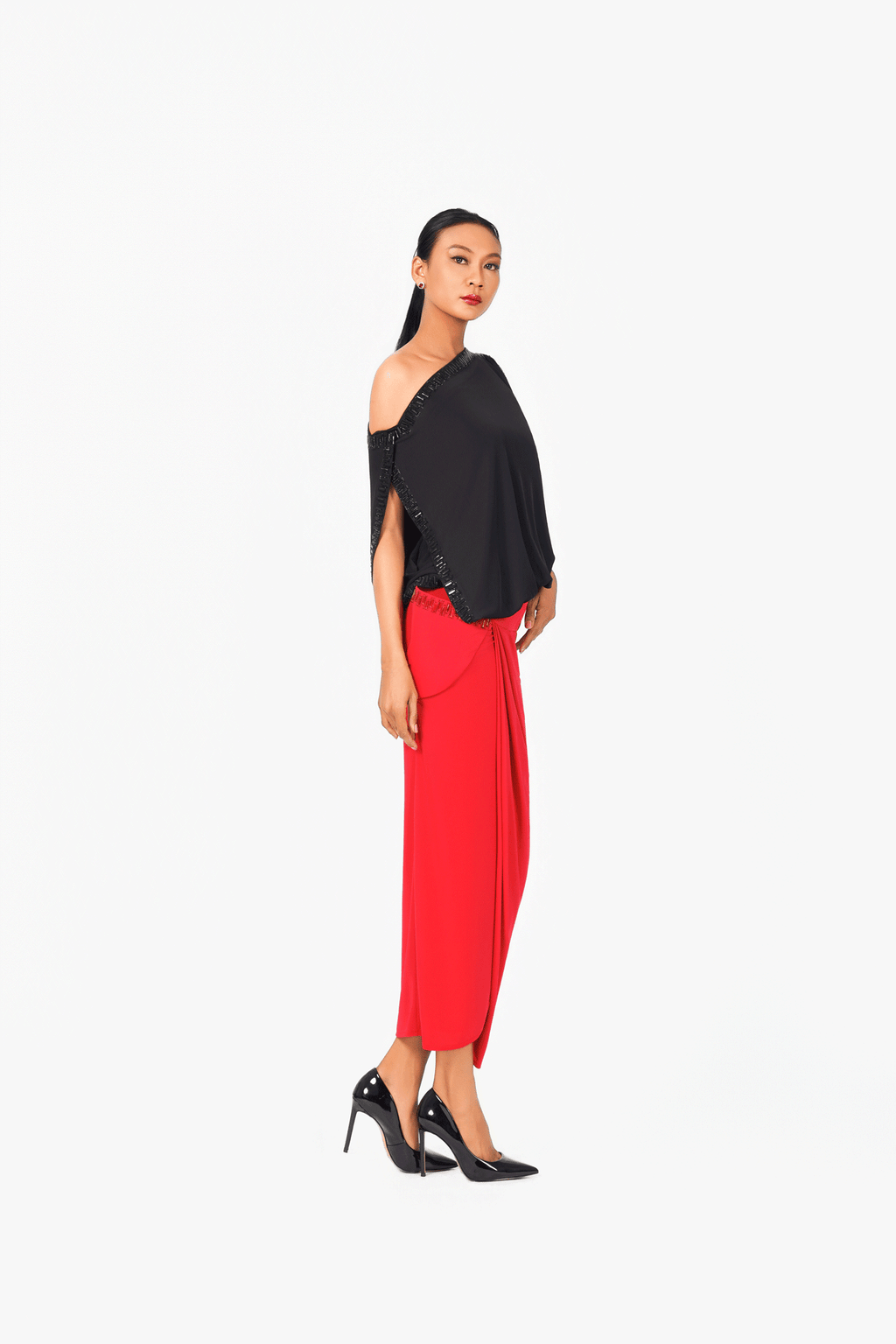 Crystal Edge Long Skirt