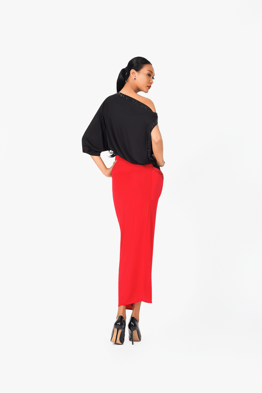 Crystal Edge Long Skirt