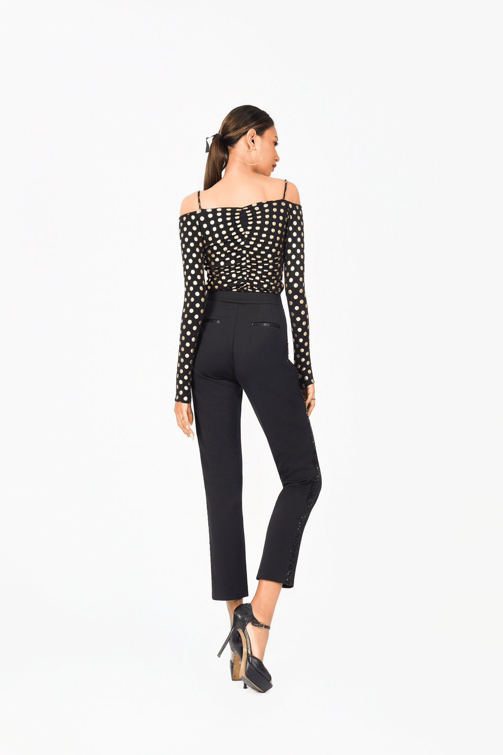 Off-Shoulder Buckle Top