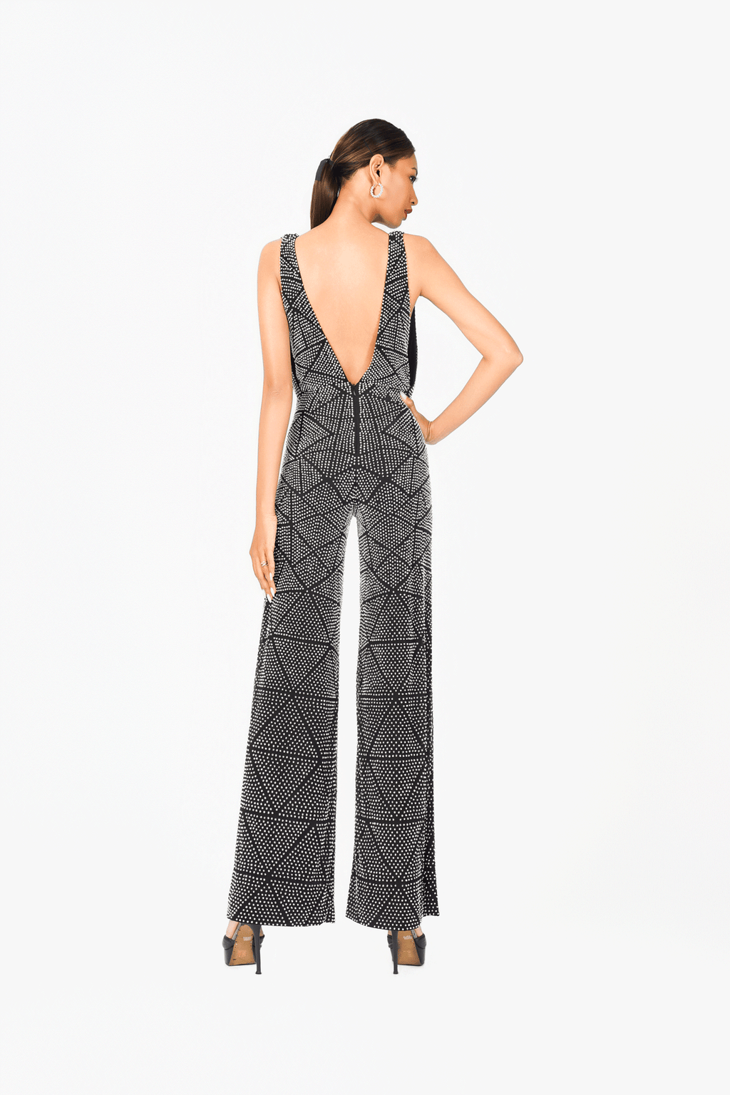 Deep-V Hot Fixed Jumpsuit