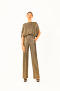 High Waist Buttons Pants