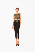 Sleeveless Bow Top