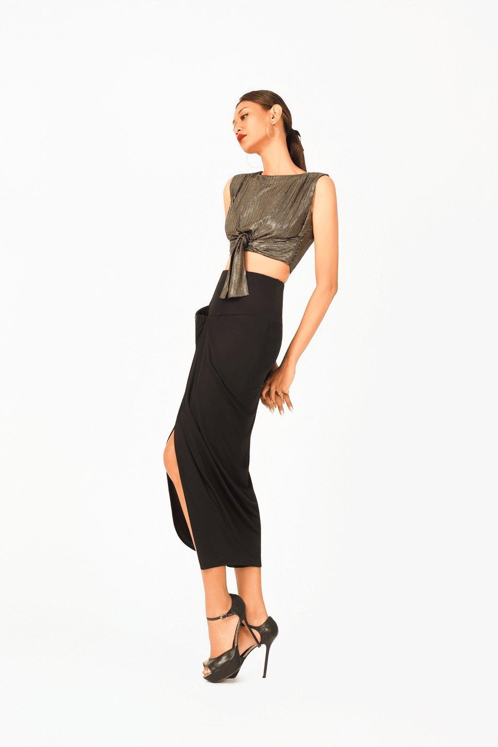 Sleeveless Bow Top