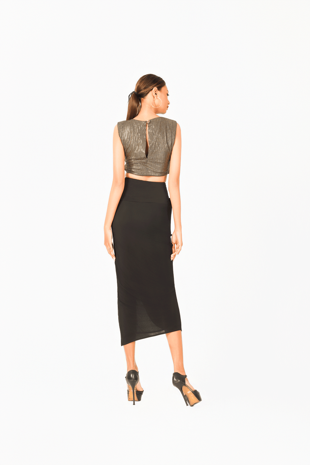 Sleeveless Bow Top