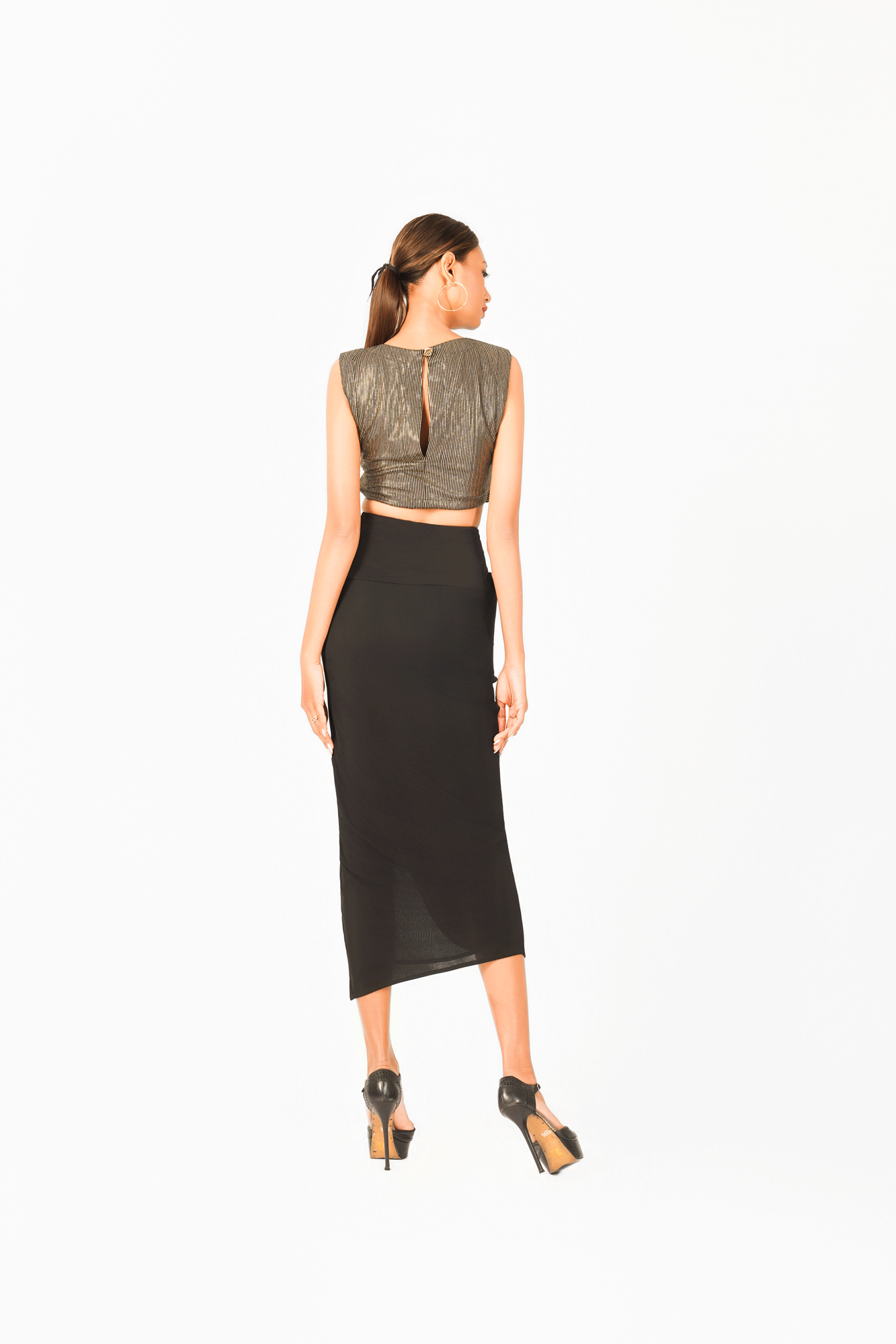 Sleeveless Bow Top