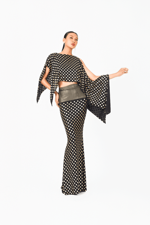 Asymmetric Boat Neck Top