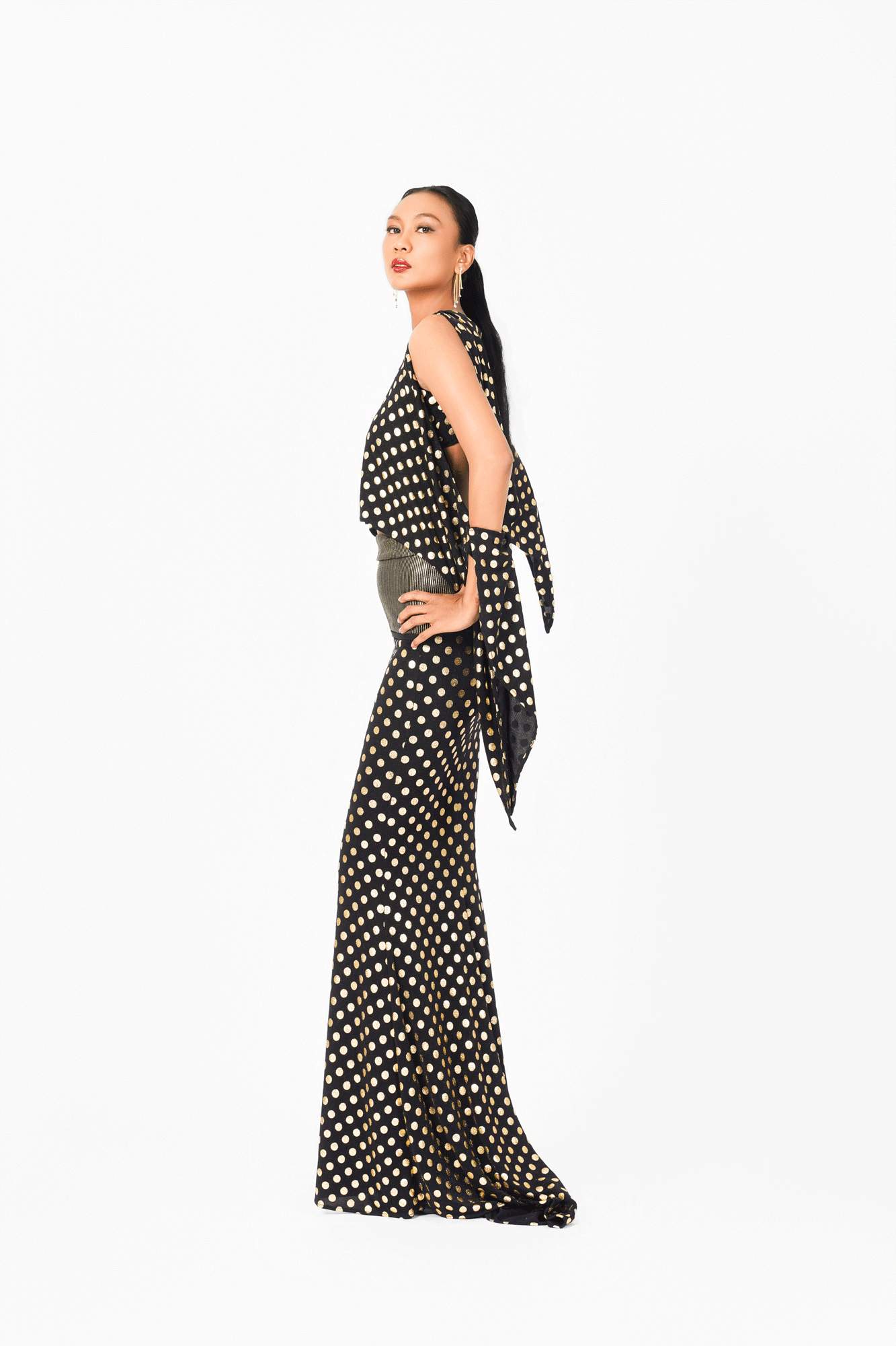 Slim Fit Mermaid Tail Long Skirt