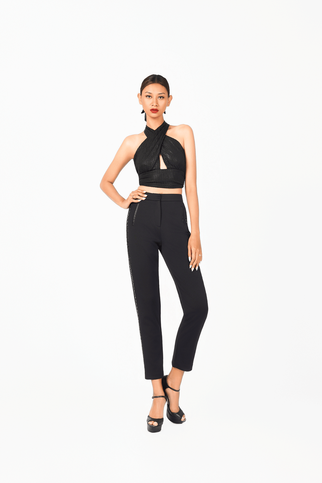 Halter Cut-Off Top