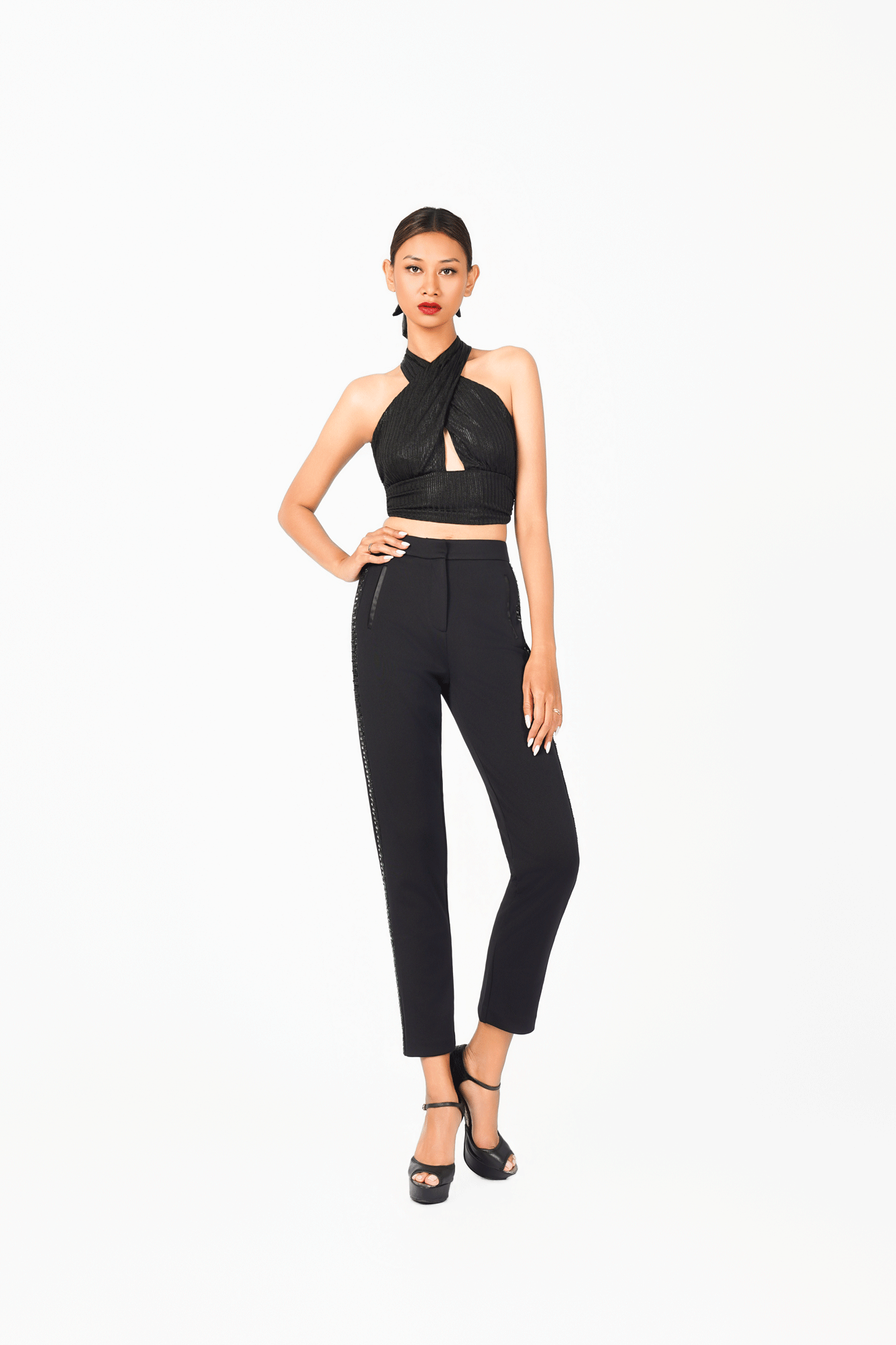 Halter Cut-Off Top