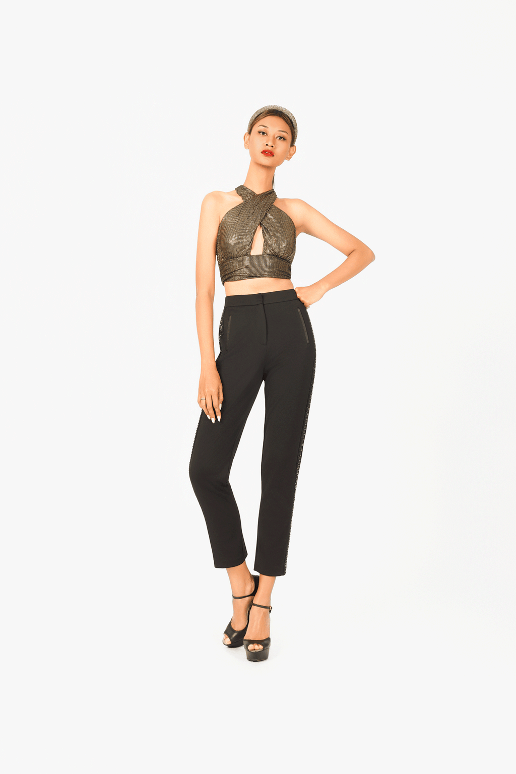 Halter Cut-Off Top