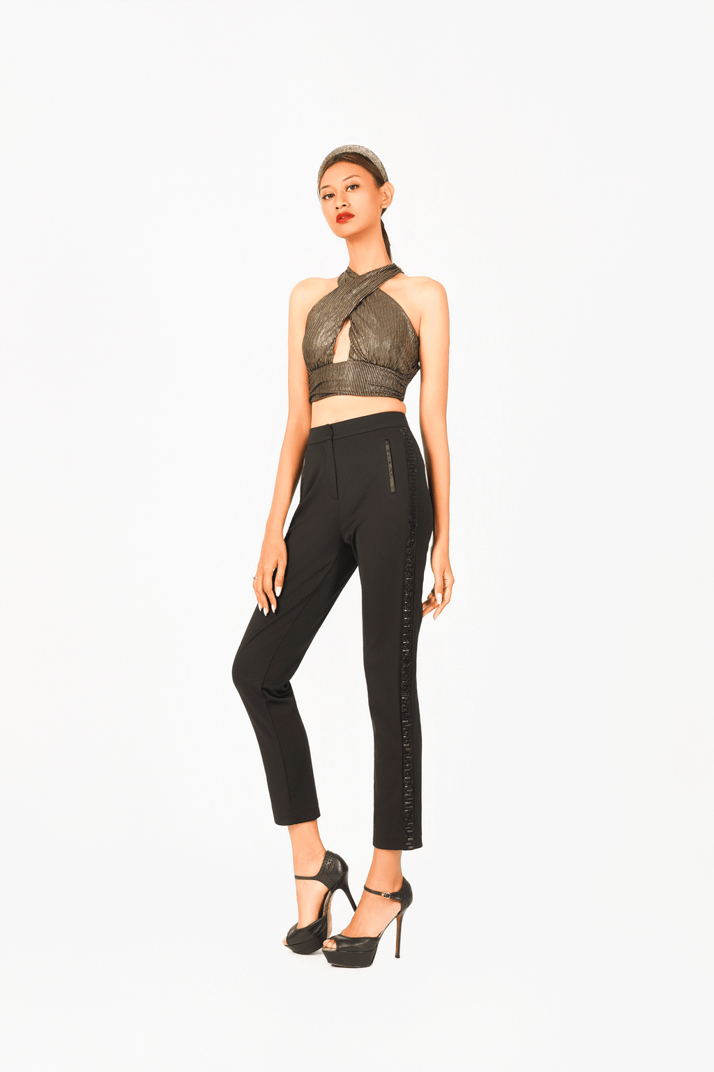 Halter Cut-Off Top