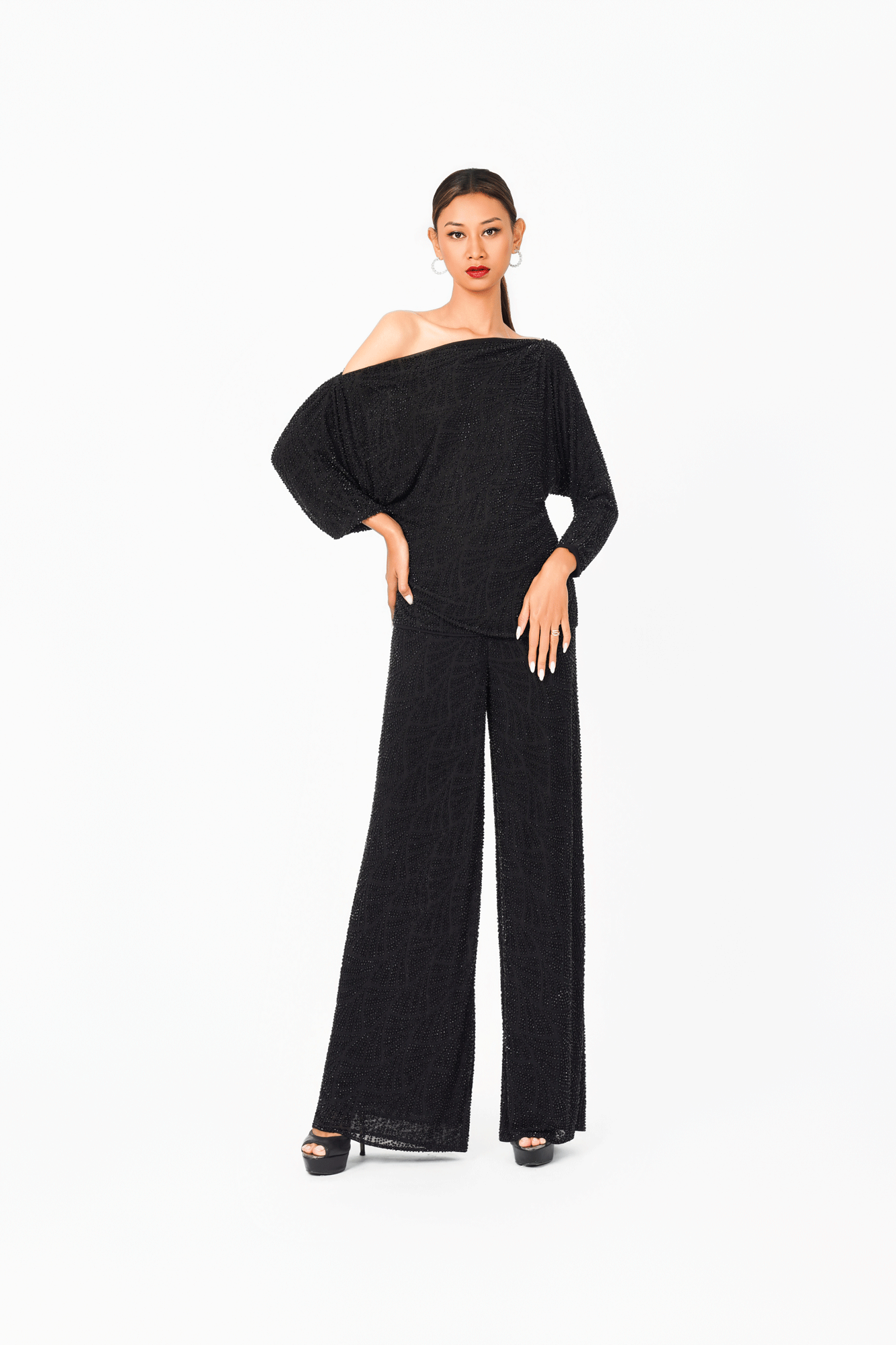 Bat Wing Sleeves Hot Fixed 2.0 Top