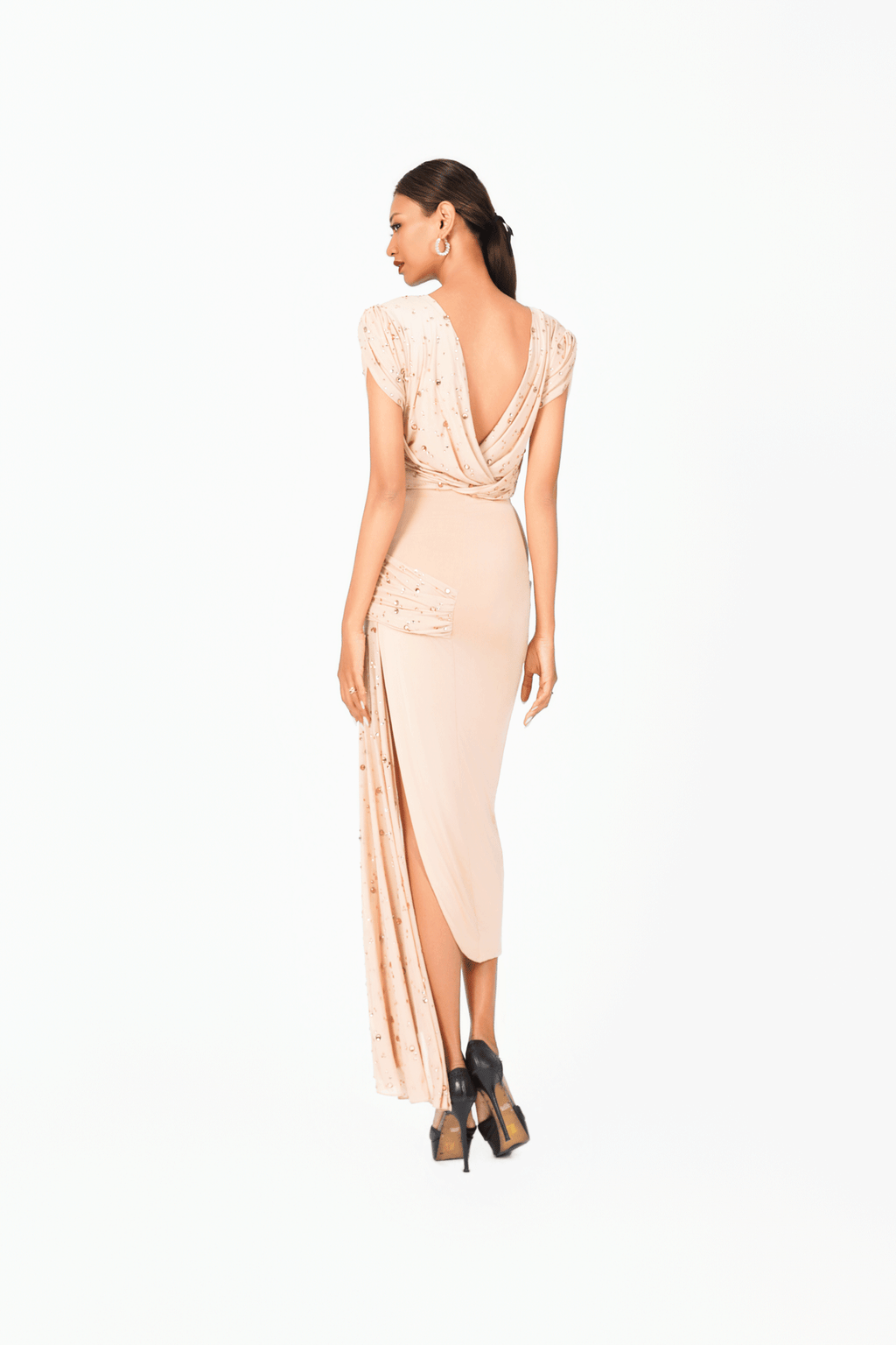 Deep-V Rainy Stone Bodysuit