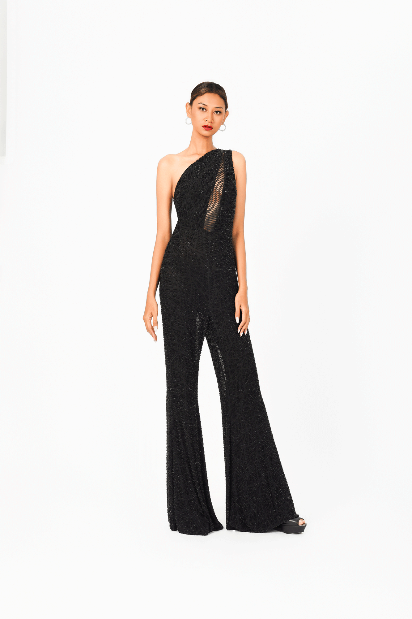 Asymmetric Hot Fixed Jumpsuit