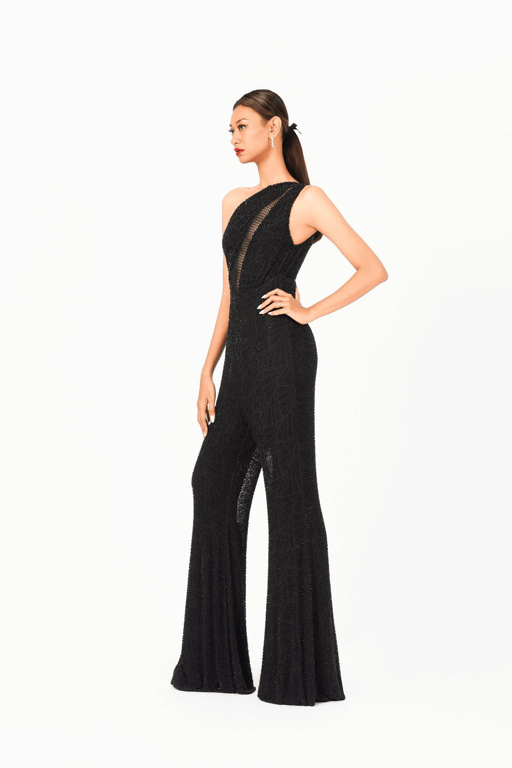 Asymmetric Hot Fixed Jumpsuit