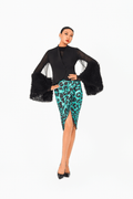 Puff See-through Sleeves Jacket