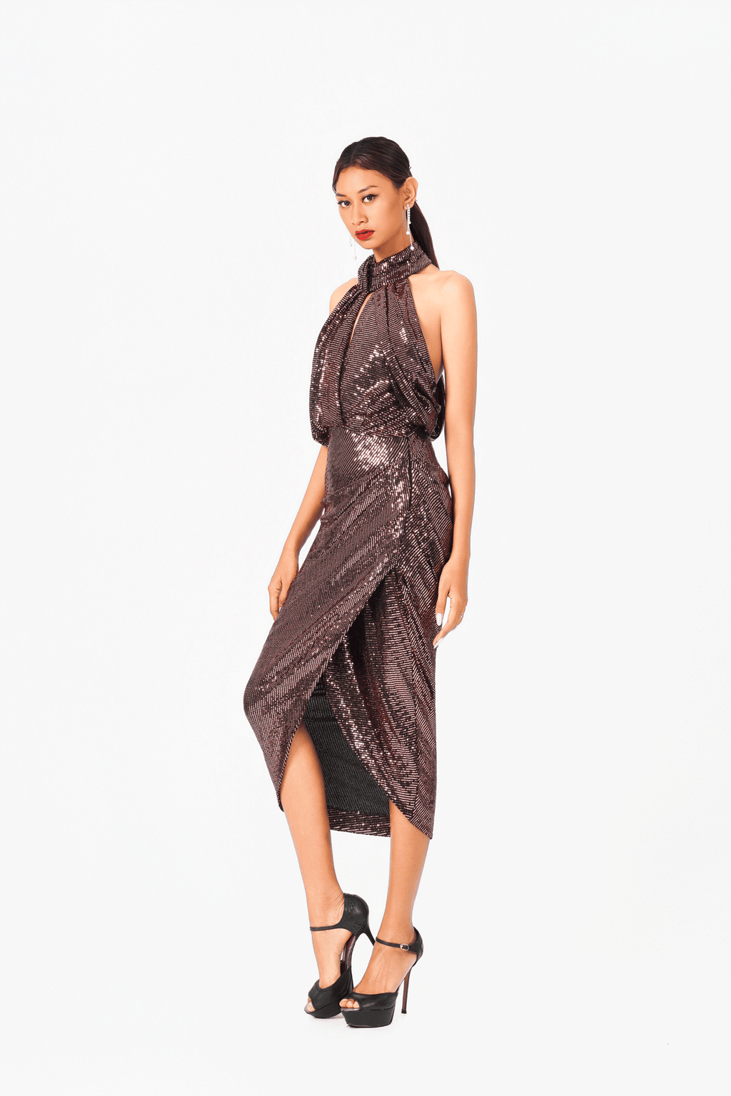 Halter Neckline Cocktail Dress