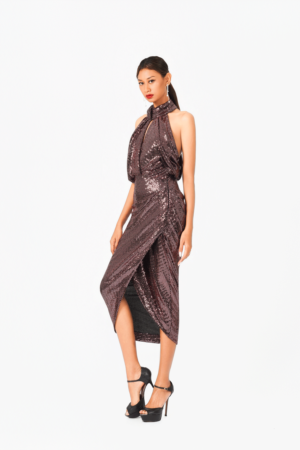 Halter Neckline Cocktail Dress