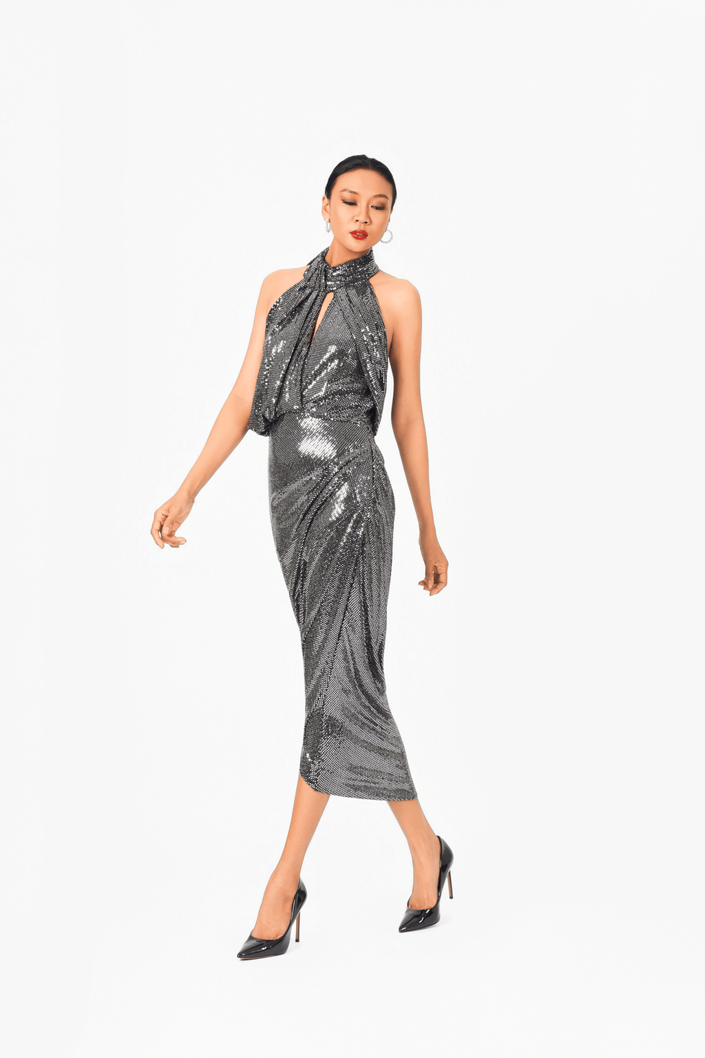 Halter Neckline Cocktail Dress