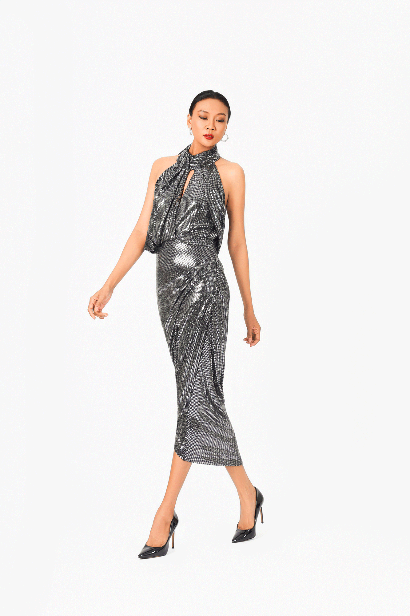 Halter Neckline Cocktail Dress