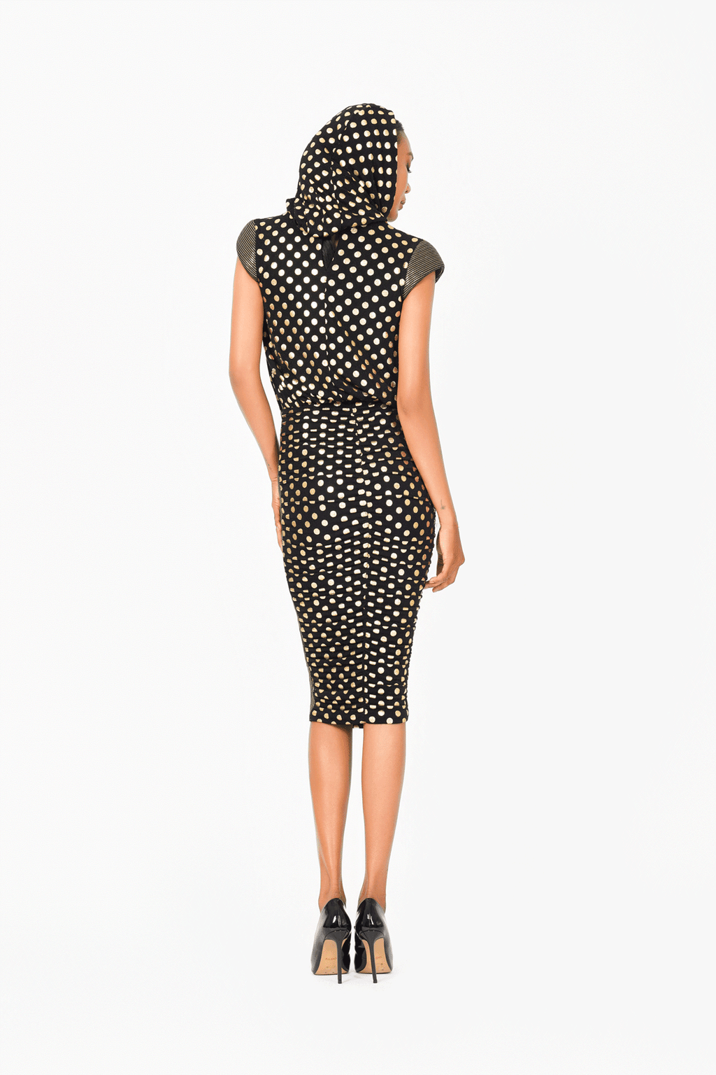 Cap Sleeves Cocktail Dress with Hat