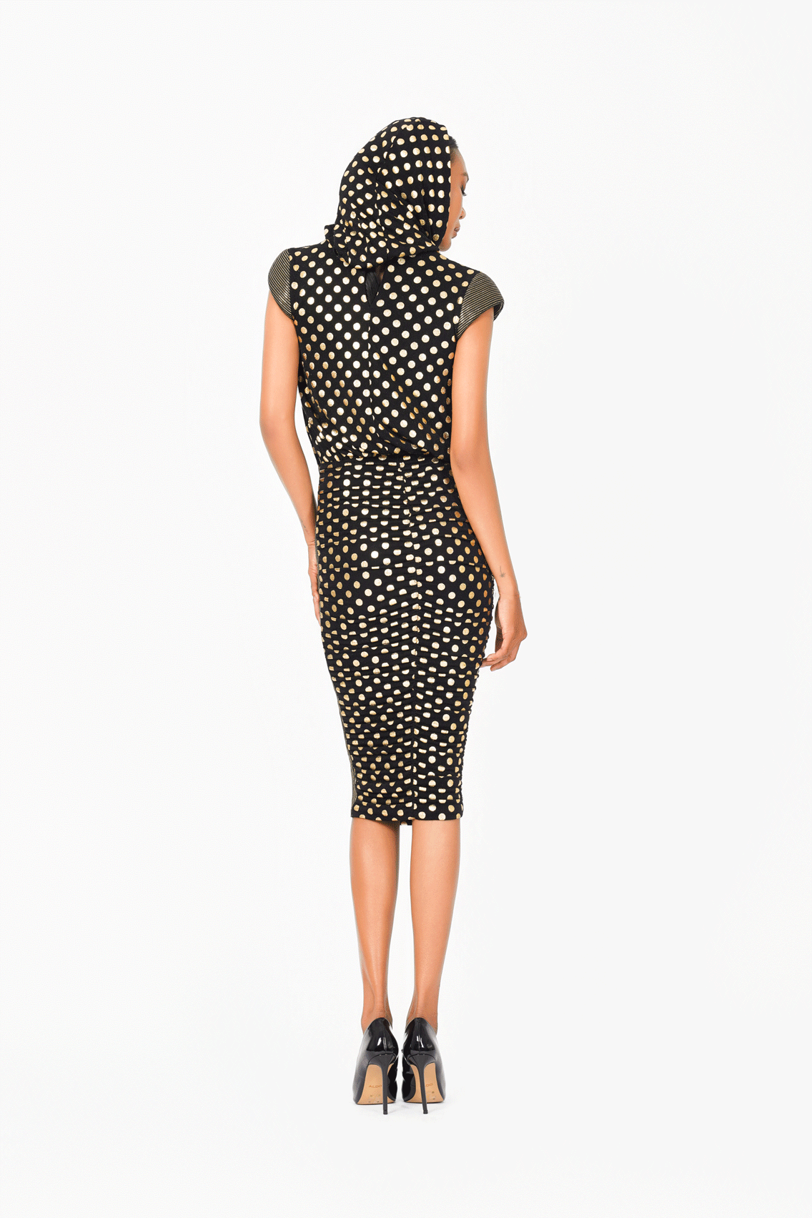 Cap Sleeves Cocktail Dress with Hat