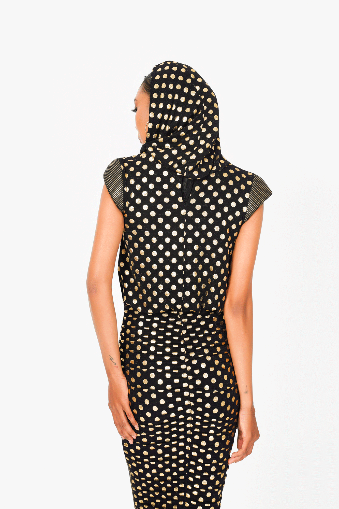 Cap Sleeves Cocktail Dress with Hat