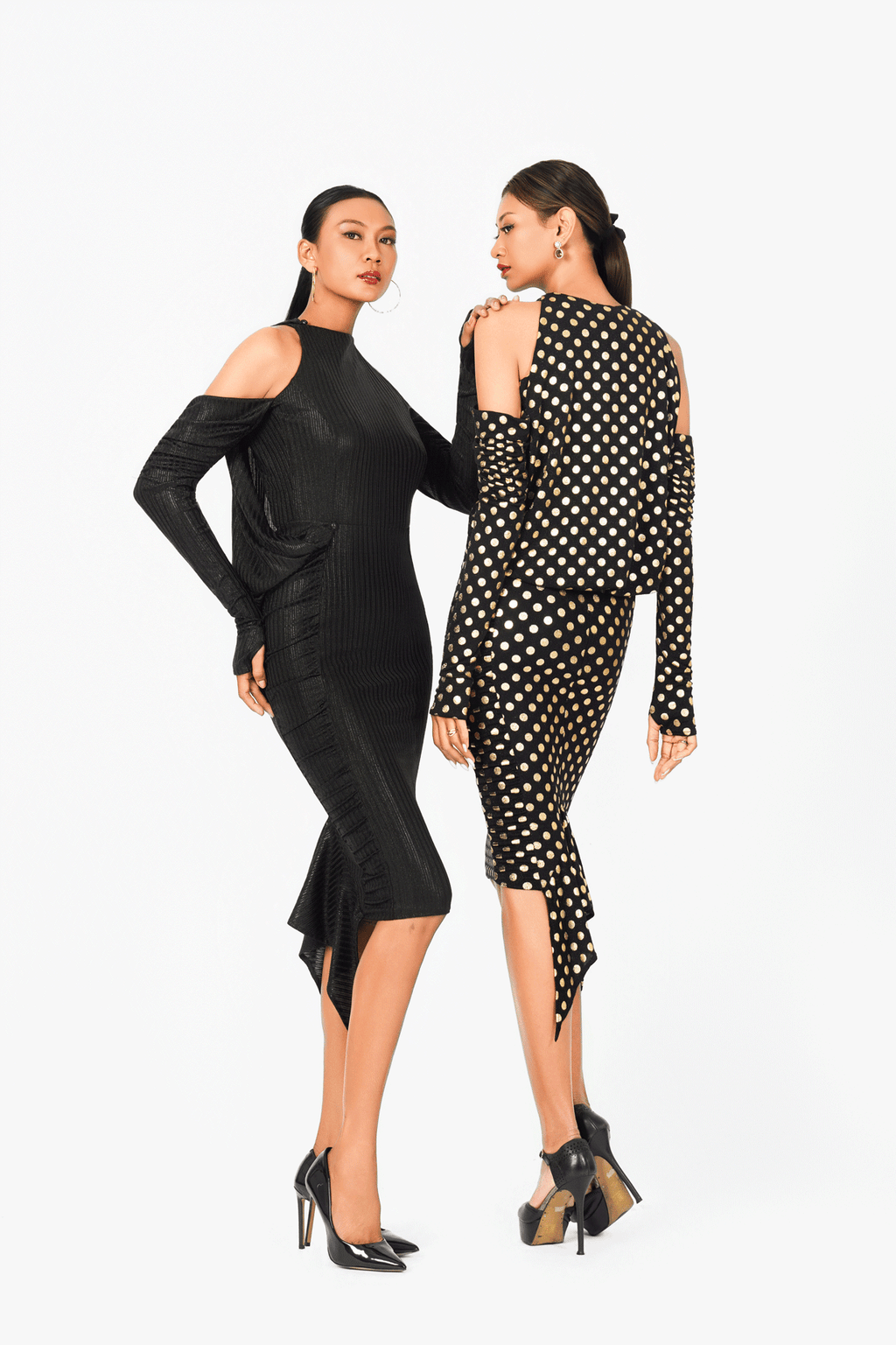 Changeable Off-Shoulder Cocktail Dress
