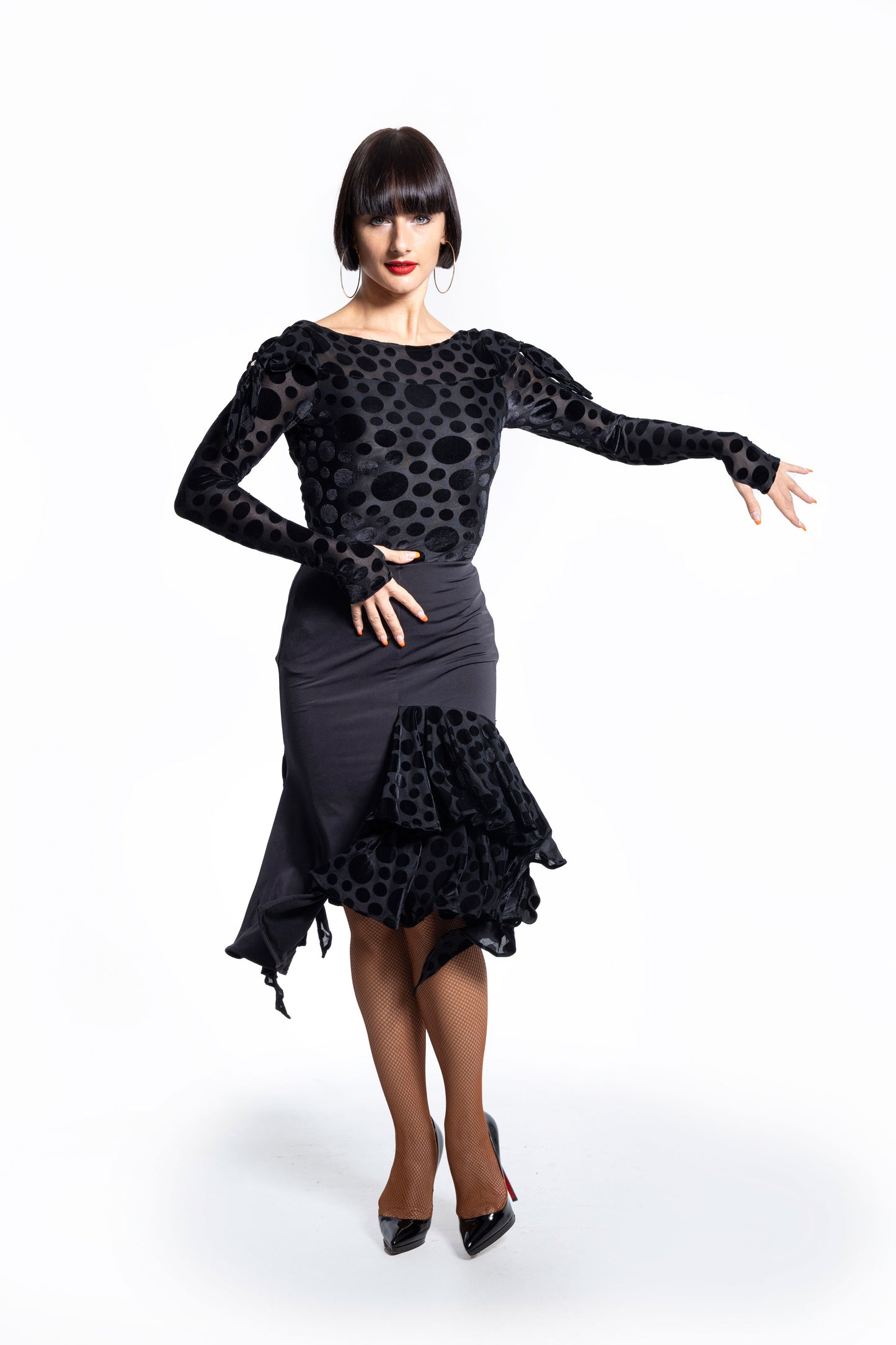 Ruffles Layering Short Skirt