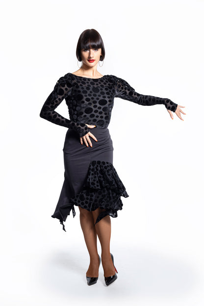 Ruffles Layering Short Skirt