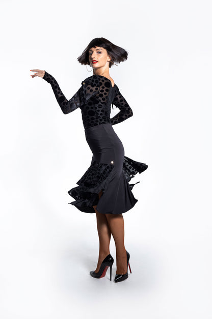 Ruffles Layering Short Skirt