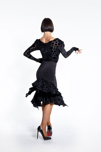 Ruffles Layering Short Skirt