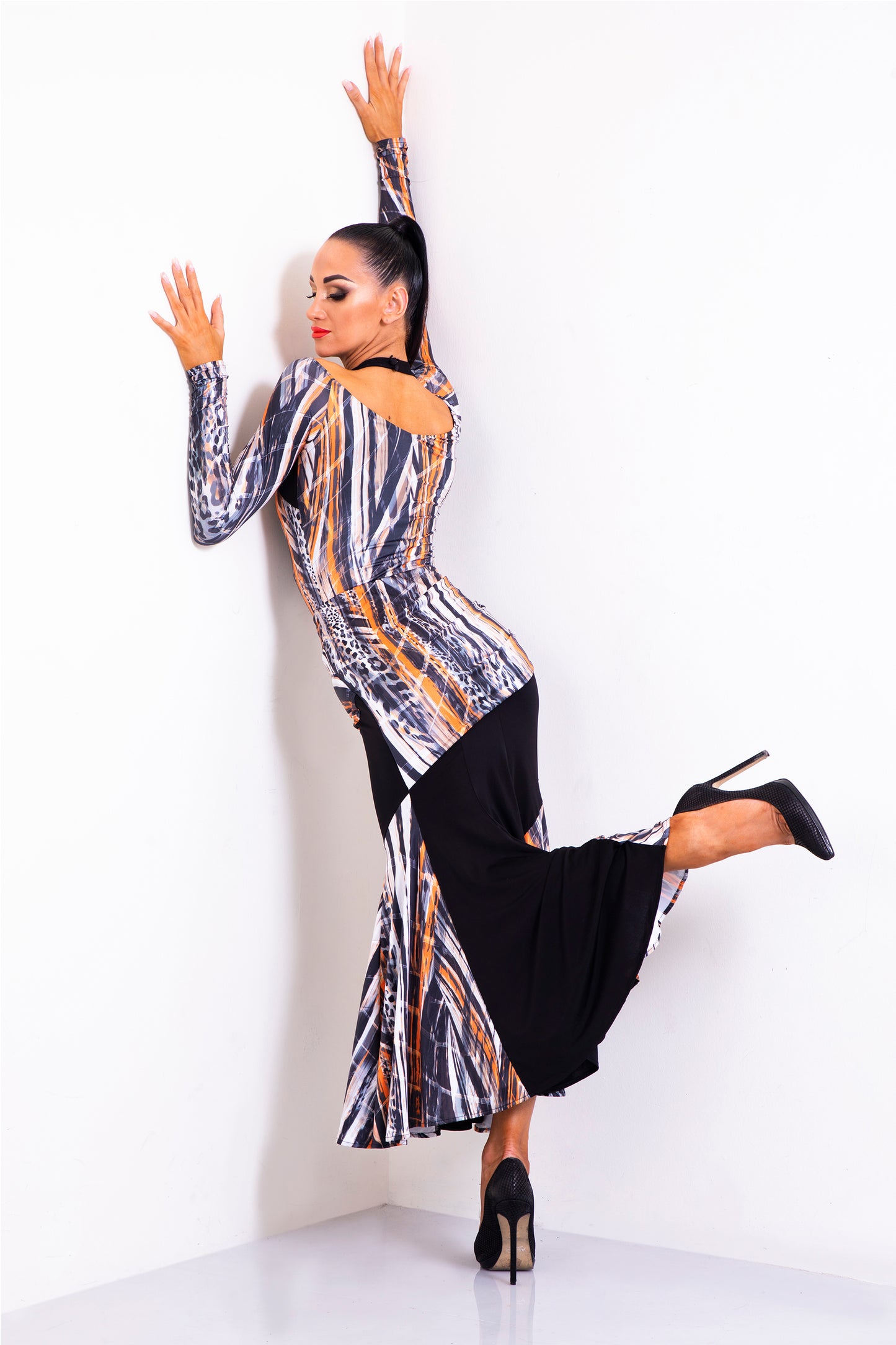 Asymmetric Long Skirt