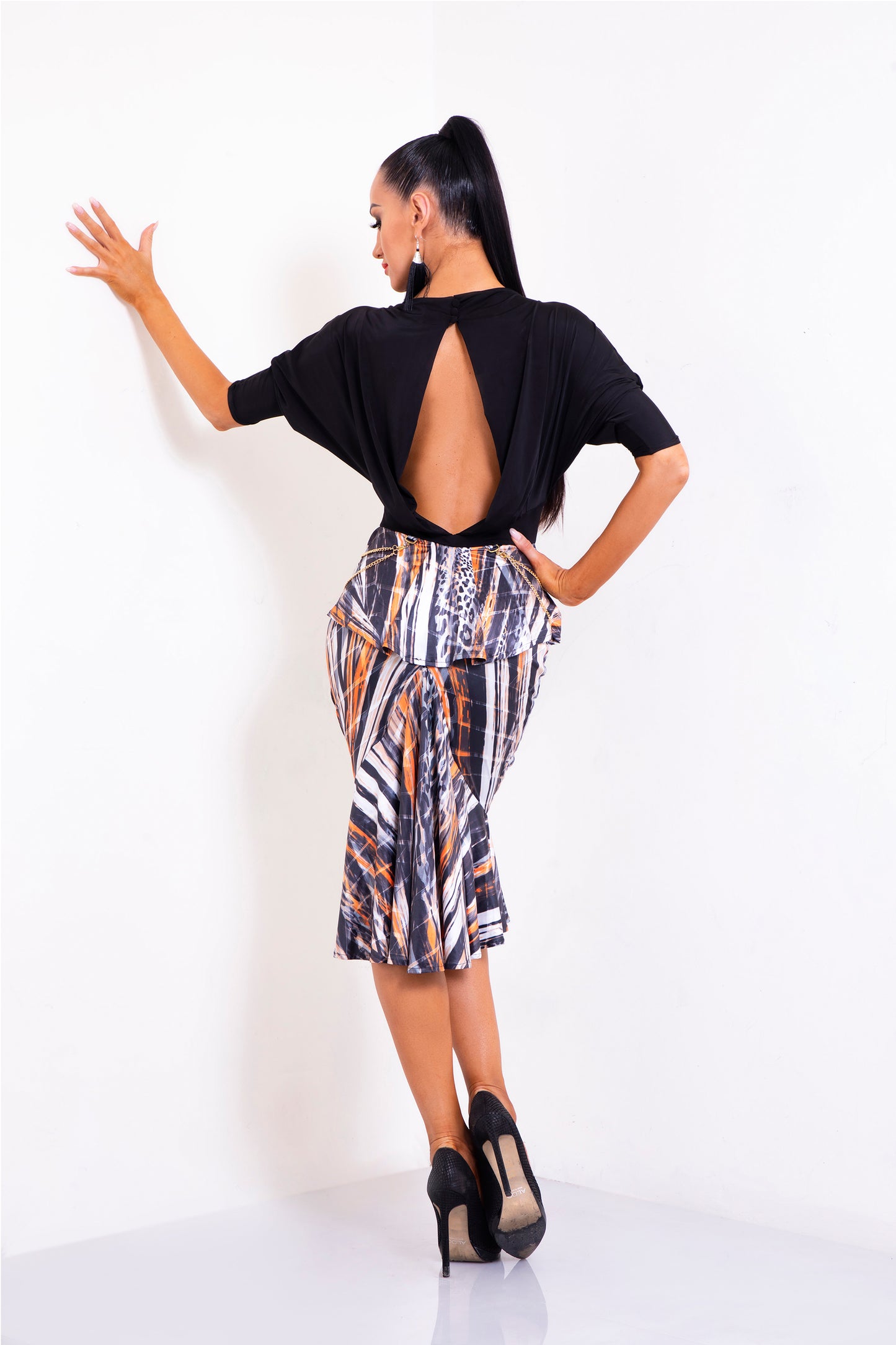 Boat Neck Short Dress