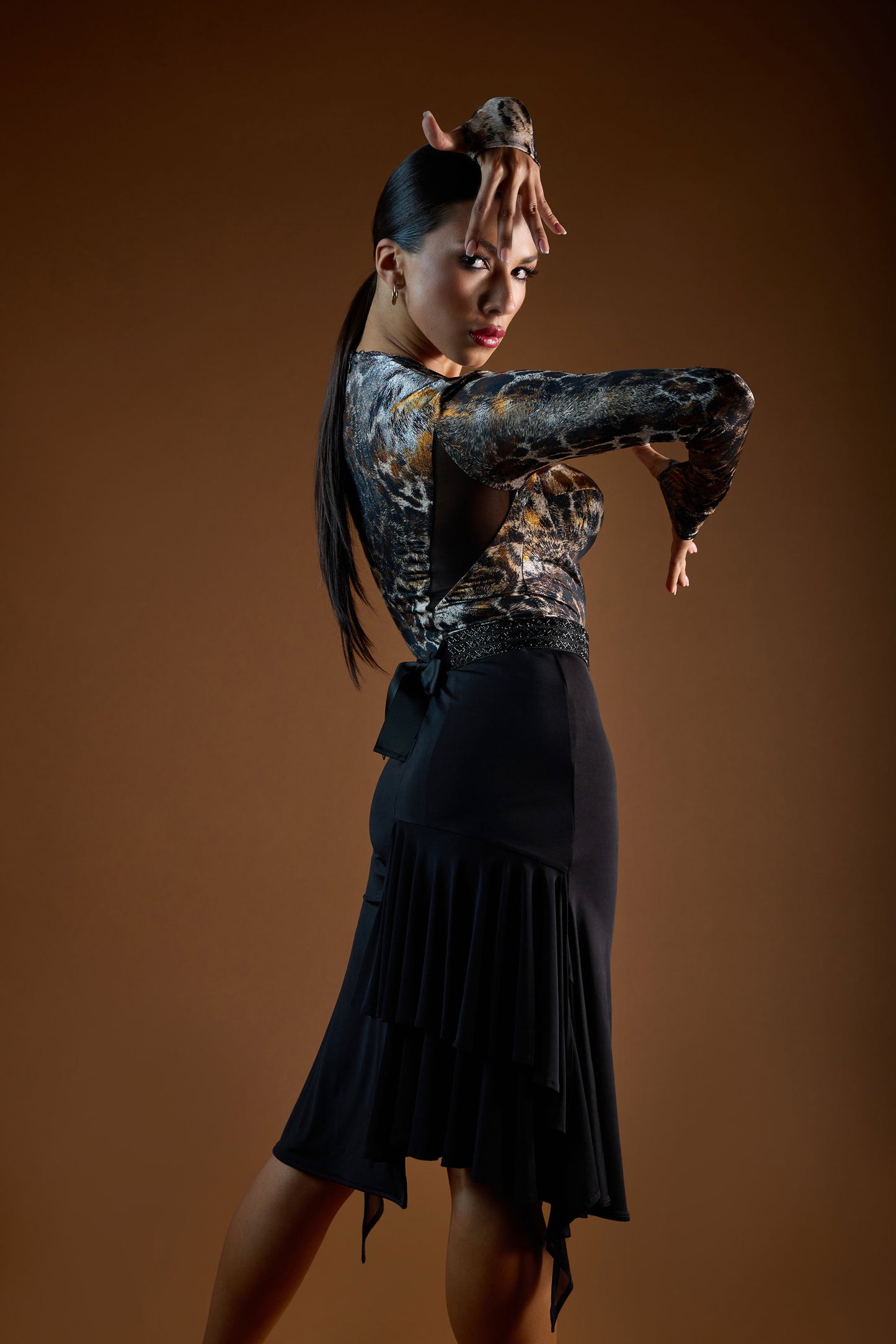 Ruffles Layering Short Skirt