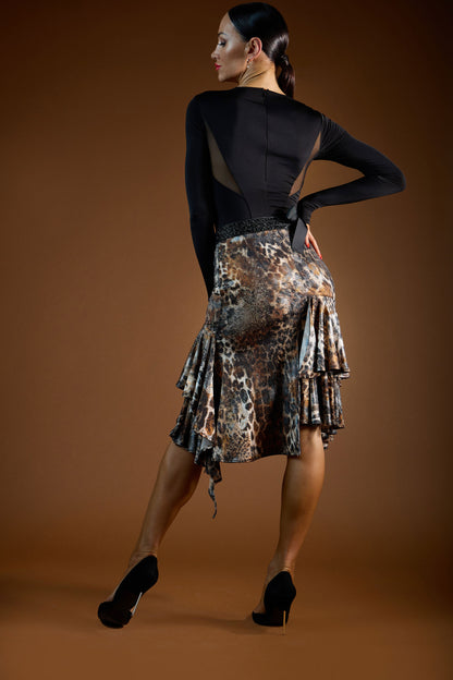 Ruffles Layering Short Skirt