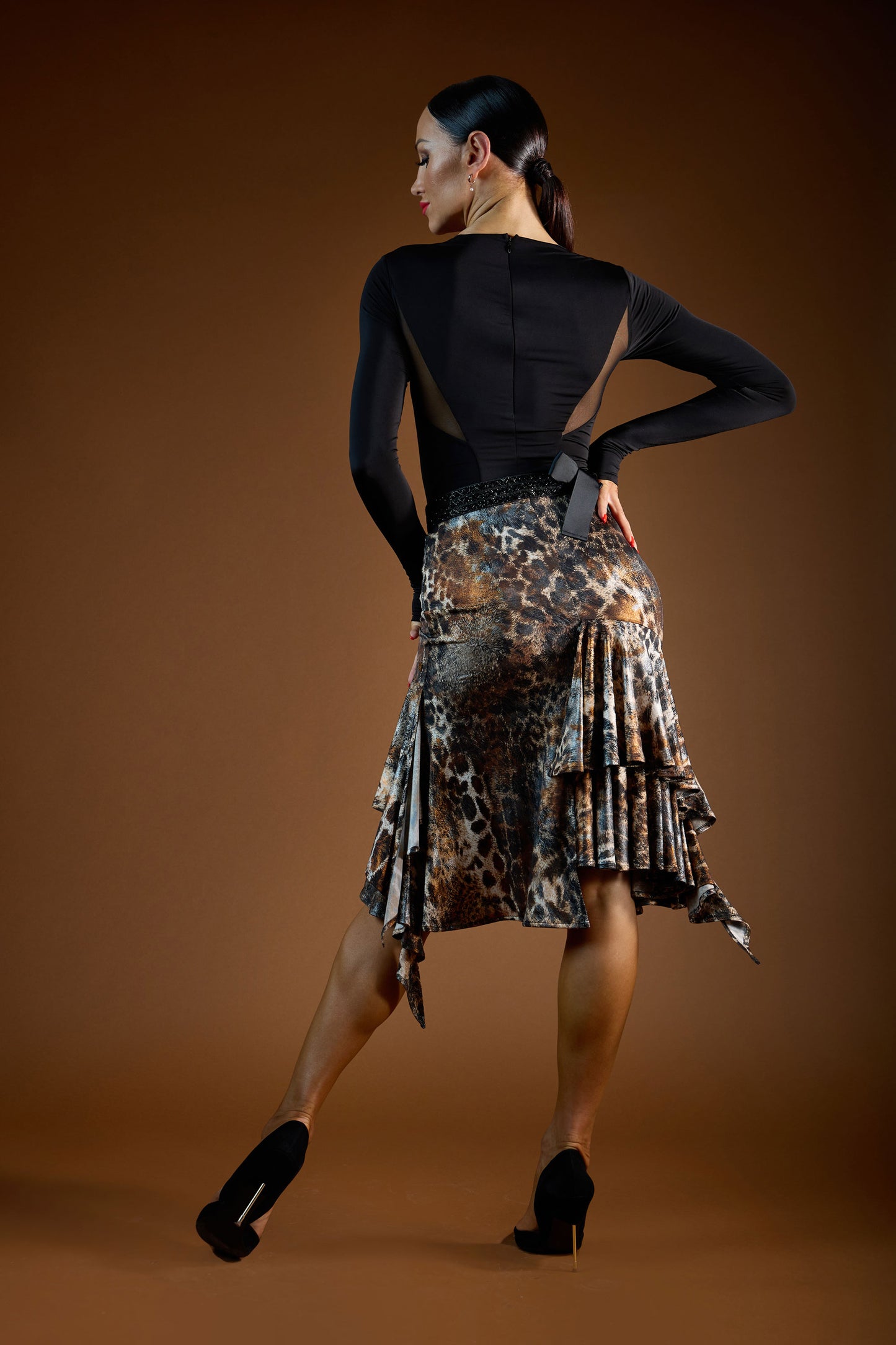 Ruffles Layering Short Skirt