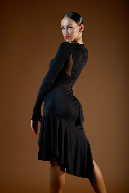 Asymmetric Ruffles Short Skirt