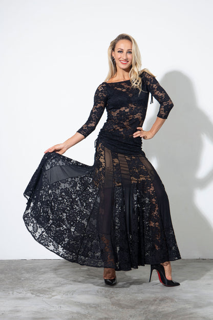 Lace Long Skirt