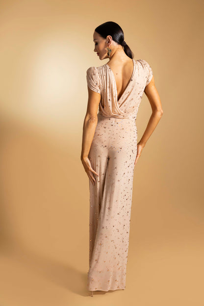 Deep-V Rainy Stone Bodysuit