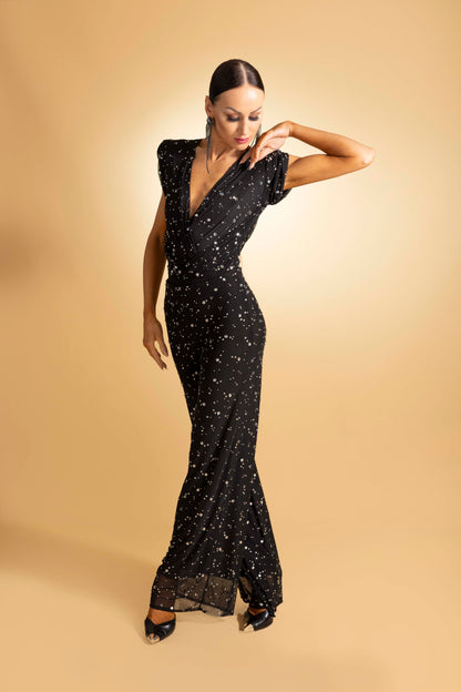 Deep-V Rainy Stone Bodysuit