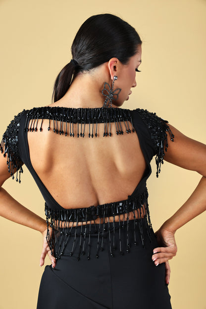 Beaded Fringe Top