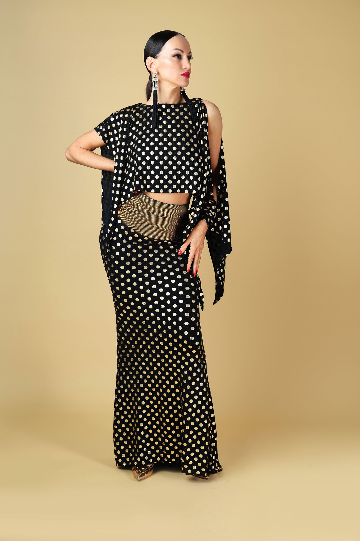 Asymmetric Boat Neck Top