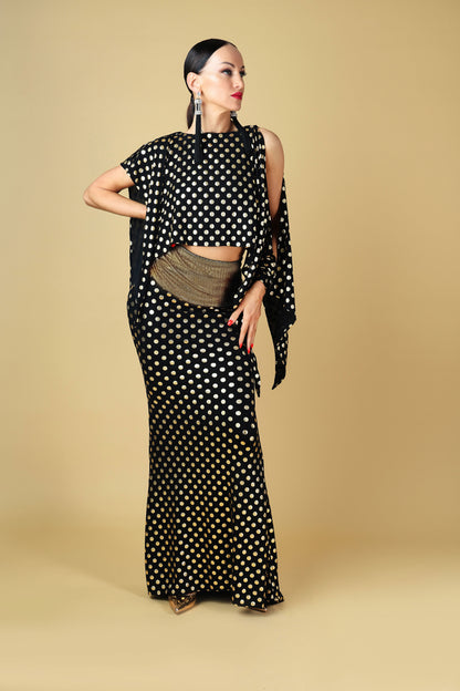 Asymmetric Boat Neck Top