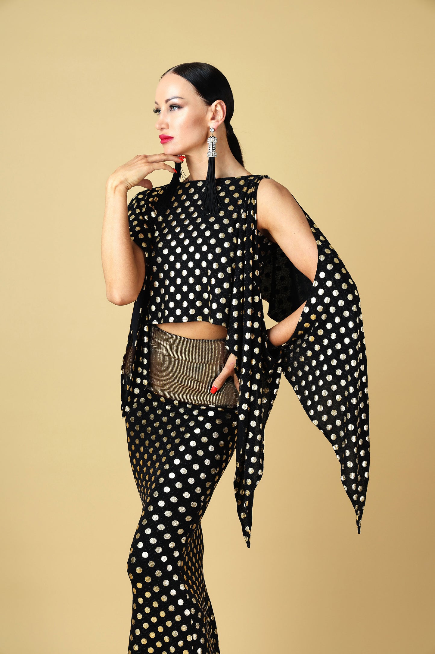 Asymmetric Boat Neck Top